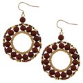 Helene Goldplated Simulated Jasper Earrings