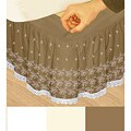 Grand Luxe 'Hike Up Your Skirt' Embroidered Adjustable 17-inch Drop Queen-size Bedskirt