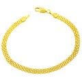 14k Yellow Gold 8-inch Bizmark Bracelet
