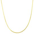14k Yellow Gold 16-inch Square Foxtail Chain