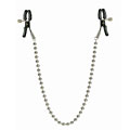 California Exotics Silver Beaded Adjustable Nipple Clamps