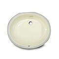 Undermount Ceramic Bone-color Bathroom Bowl Sink