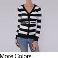 Ci Sono by Journee Junior's Striped Belted Cardigan