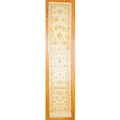 Afghan Hand-knotted Oushak Vegetable Dye Ivory/ Beige Wool Rug (2'8 x 20'6)