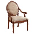 Mayfair Camel Scroll Arm Chair