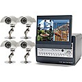 Q-See 4-Channel H.264 Network DVR with 7-inch Monitor with 4 CCD Cameras