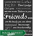 ABO Enterprises 'Subway Art Friends' Custom Print