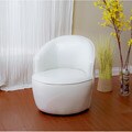 Kids White Club Chair
