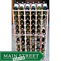 Redwood 72 Bottle Wine Display Rack