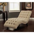 Soho Cream Fabric Chaise