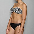 Ocean Dream Women's 'Zebra Chequita' Bandeau Bikini Swimsuit