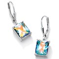 Neno Buscotti Sterling Silver AB Cubic Zirconia Earrings