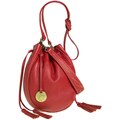 Alla Leather Art Sharlet Red Shoulder Bag