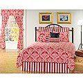 Elysee Red Twin-size 7-piece Comforter Set