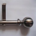 Modern 48 to 86-inch Extendable Metal Curtain Rod Set
