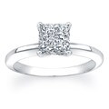 14k Gold 3/4ct TDW Clarity-Enhanced Certified Diamond Solitaire Ring (G-H, SI2-SI3)
