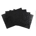 Lattice Black Bamboo Placemats (Set of 4)