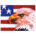 Wonderart American Eagle Latch Hook Kit