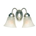 Woodbridge Lighting Ridgemont 2-light Satin Nickel Bath Sconce