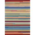 Peony Multi Stripe Rug (3'6 x 5'6)