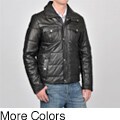 Knoles & Carter Men's Quilted Leather Jacket