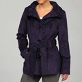 Steve Madden Women's Ribbed Belted Coat