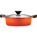 Lock & Lock Cookplus Vitamin 9.4-inch Red Casserole Pan