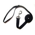 Hamilton Black 1-inch 6-foot Single Nylon Leash