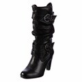 White Mountain 'Goodday' Black Boots