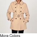 Miss Sixty Women's Wool-blend Double-breasted Capelet Coat