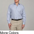 Thomas Dean Men's Striped Woven Shirt