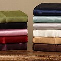 Silky Satin Twin/ Full-size Satin Sheet Set