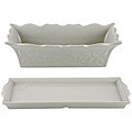 Appolia French Ceramic Sea Salt 2-piece Dessert Bakeware Set
