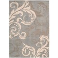 Hand-tufted Silver Cosmopolitan Rug (7'3 x 9'3)