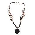 Pearlz Ocean Garnet, Tourmaline and Agate Necklace