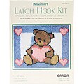 Caron 'Wonderart Heart Bear' Latch Hook Kit