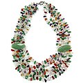 Pearlz Ocean Green Aventurine and Multi-gemstone Chip 21-inch Necklace