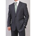 Ferrecci Men's Grey Pinstripe 2-button Suit