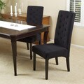 Dark Navy Tufted Dining Chair (Set of 2)