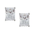 Cubic Zirconia Square Earrings
