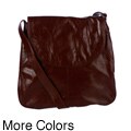 Latico Front-flap Leather Crossbody Bag