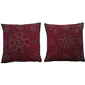 Belgium Woven Floral Decorative Pillows (Set of 2)