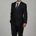 MICHAEL Michael Kors Men's Navy Stripe Wool Suit