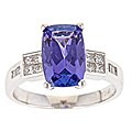 Dyach 14k Gold Men's Tanzanite and 1/3ct TDW Diamond Ring (G-H, I1-I2)
