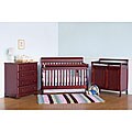 DaVinci Kalani 4-in-1 Crib with Toddler Rail in Cherry