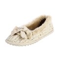 Rocket Dog Women's 'Shimmie' Natural Cable Knit Slip-ons FINAL SALE