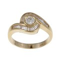 18k Yellow Gold 4/5ct TDW Diamond Engagement Ring (G-H, SI1-SI2)