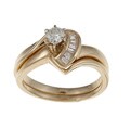 14k Yellow Gold 2/5ct TDW Diamond Bridal Ring Set (H-I, I1-I2)