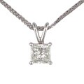 14k Gold 1ct TDW Certified Clarity-enhanced Diamond Necklace (H, VS2)