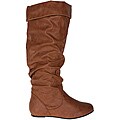Story Women's 'Cookie' Tan Knee-high Boots
